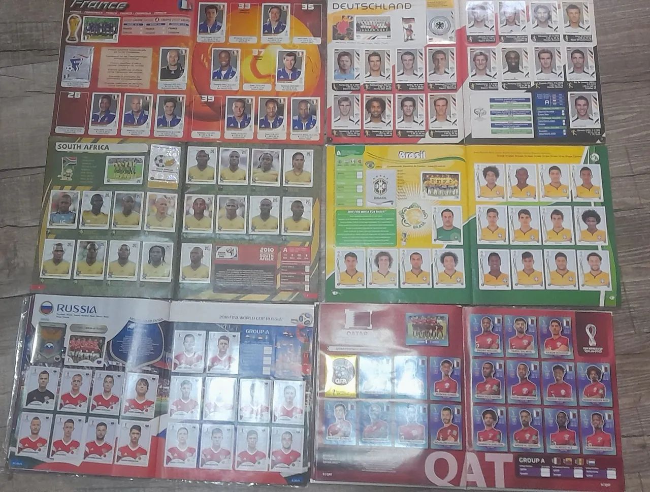 Álbuns copa do mundo 2002, 06 ,10,14,18 e 22 - Foto 3