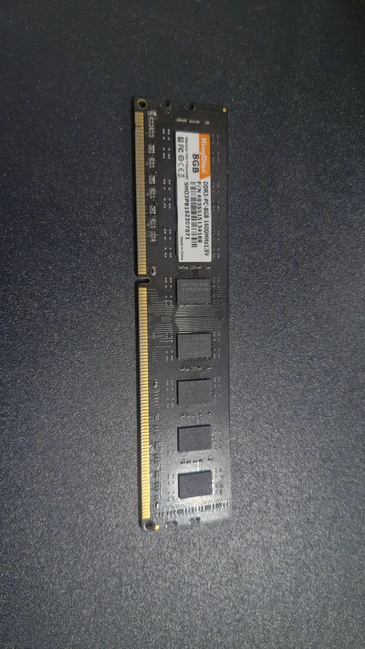 Memória RAM 8gb DDR3