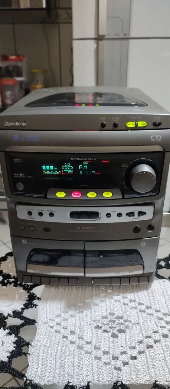 Central de som Mini system gradiente energy Z( antigo e usado )