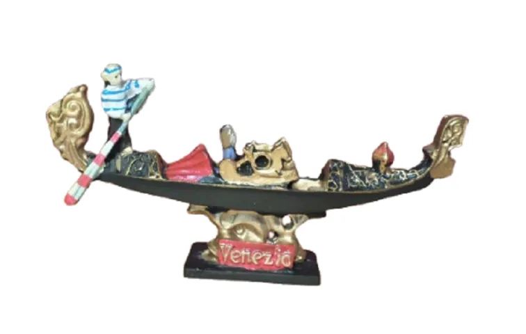 Miniatura De Gôndola De Veneza - Itália