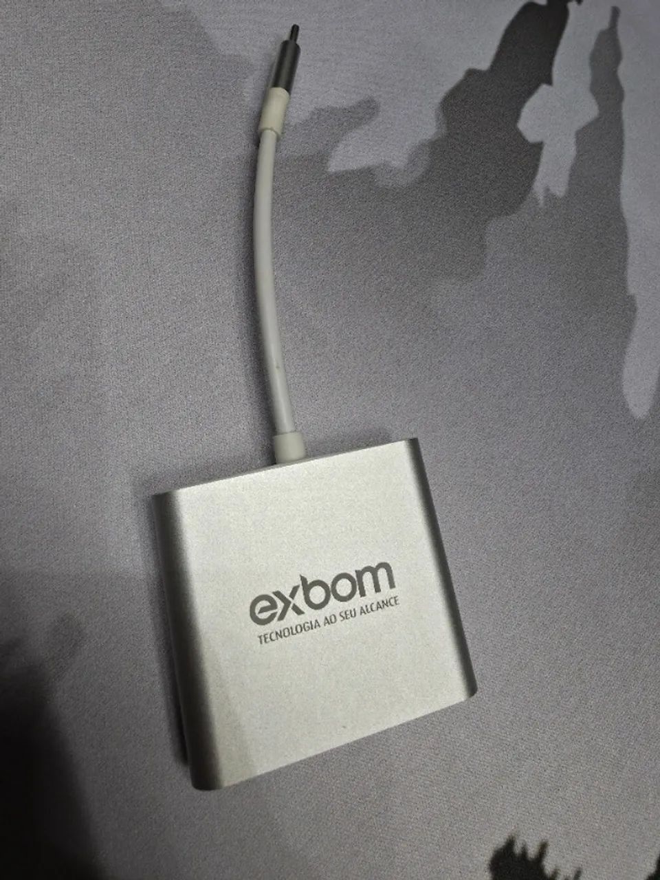 Hub USB-C Exbom 3 em 1 HDMI 4K USB 3.0 PD - Foto 2