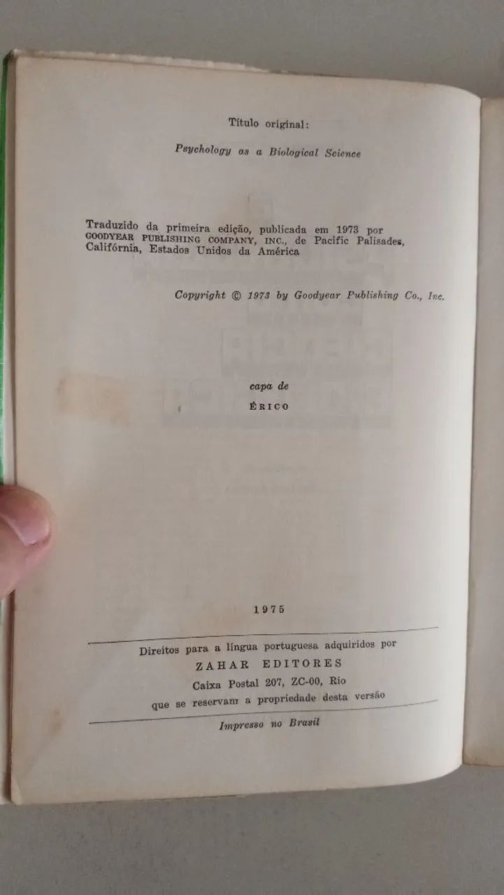 A psicologia Como Ciência Biológica - Daniel P. Kimble - Foto 3