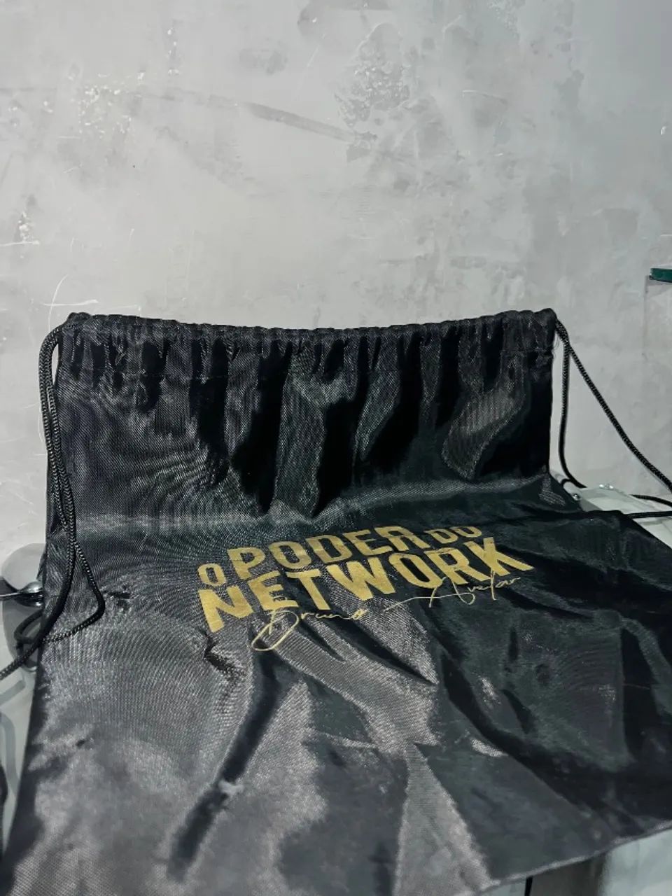 Boné Comemorativo 40 Anos Bruno Avelar + Bolsa O Poder do Network - Item de Colecionador - Foto 2
