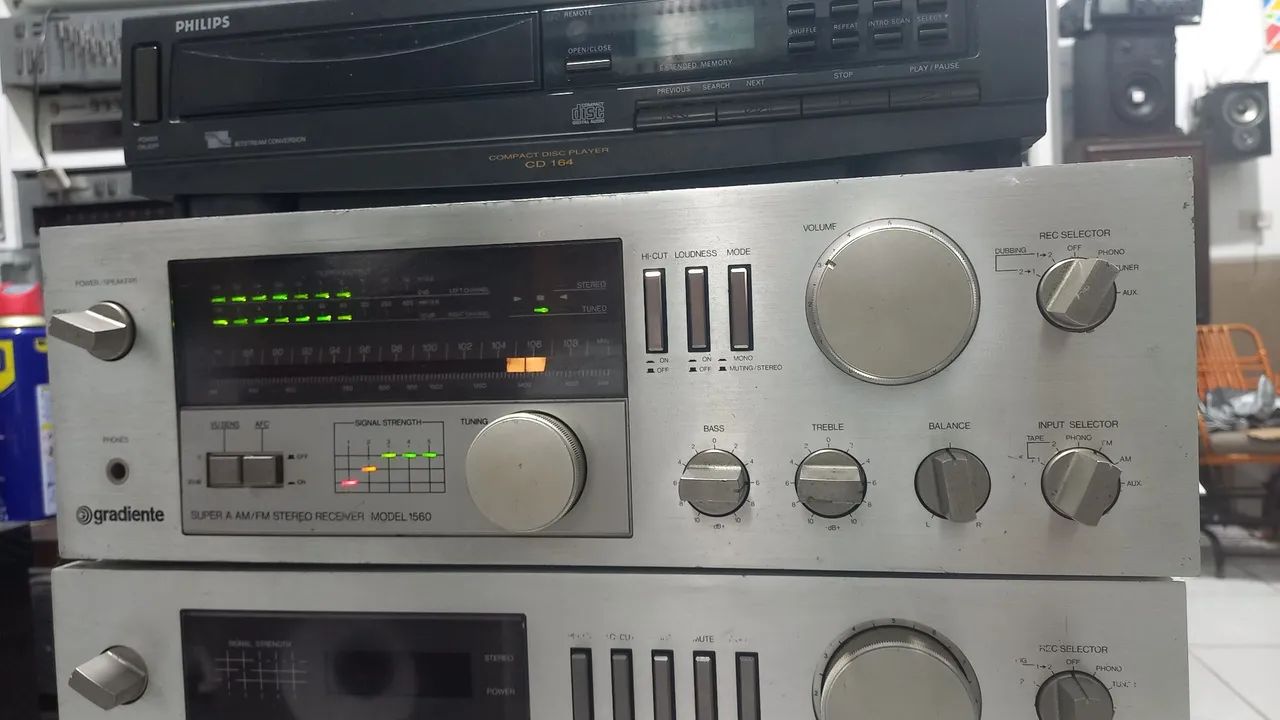 Receiver gradiente modelo 1560 todo funcionando  - Foto 2