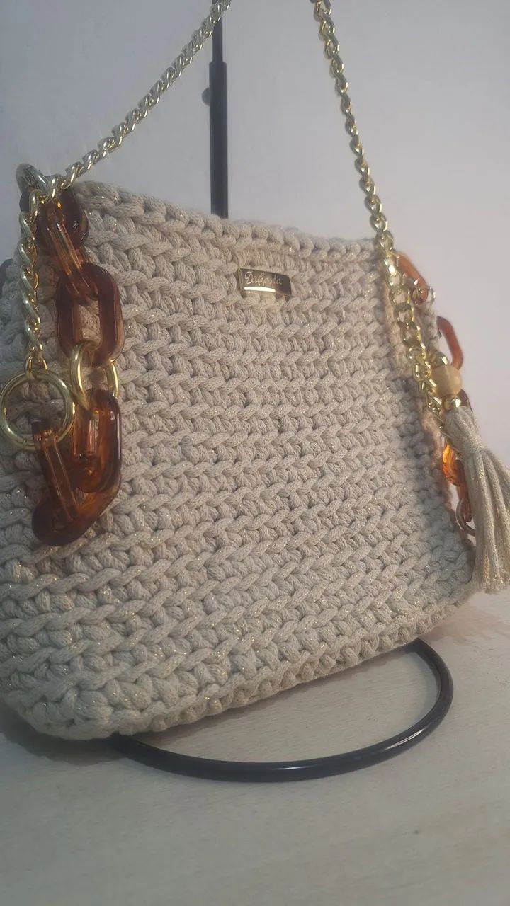 Bolsa de crochê  - Foto 3