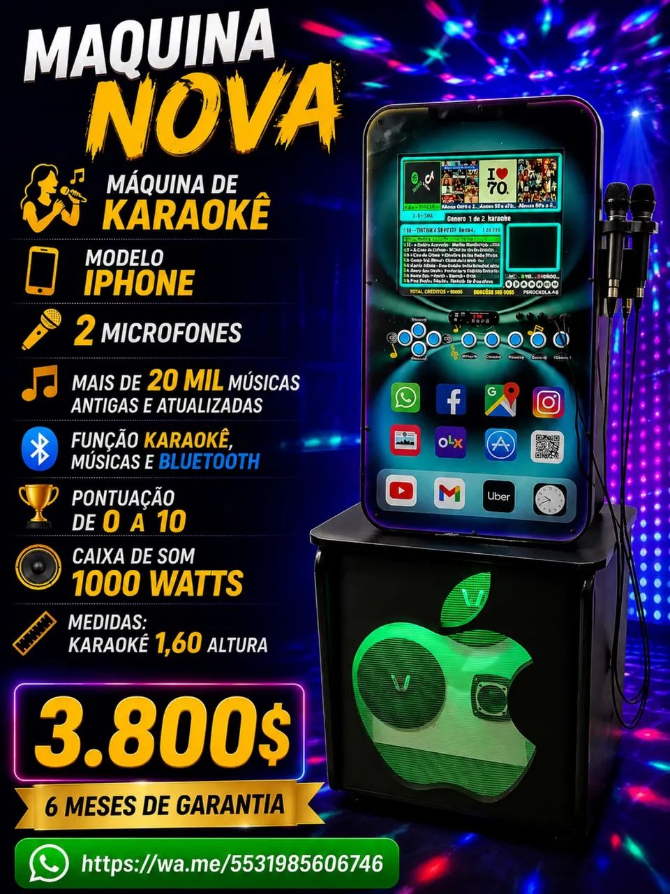 Vendo karaokê 