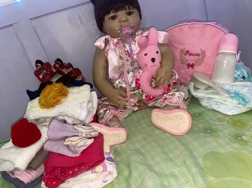Boneca bebê reborn  - Foto 4
