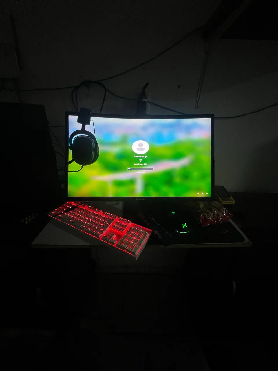 MONITOR CURVO SAMSUNG 144hz 27pl - Foto 2