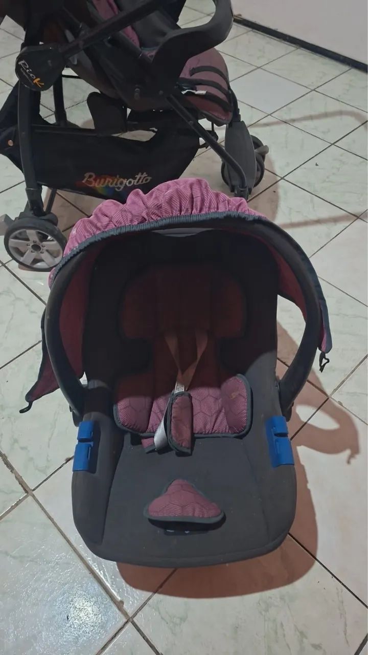 Carrinho e bebê conforto BURIGOTO - Foto 2