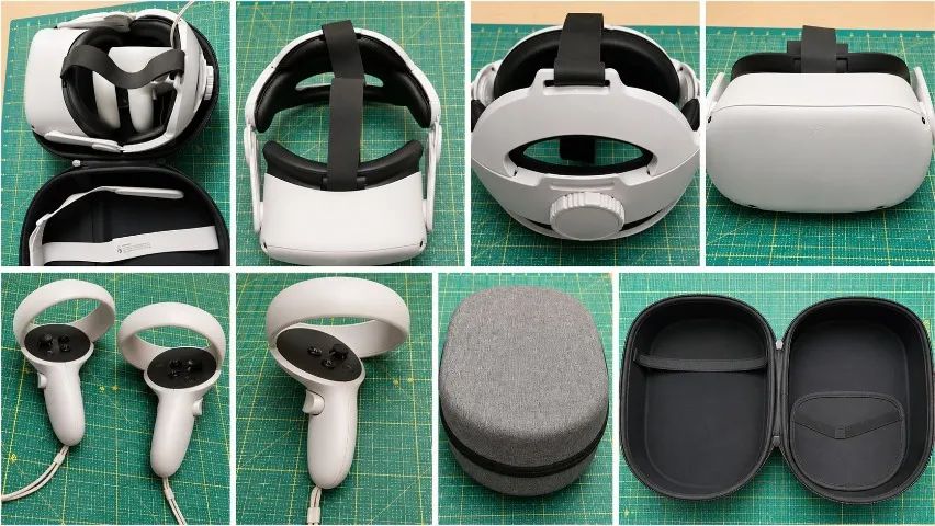 Meta Quest 2 Completo + Head Strap Premium Kuject + Case Rígido - Impecável - Foto 3