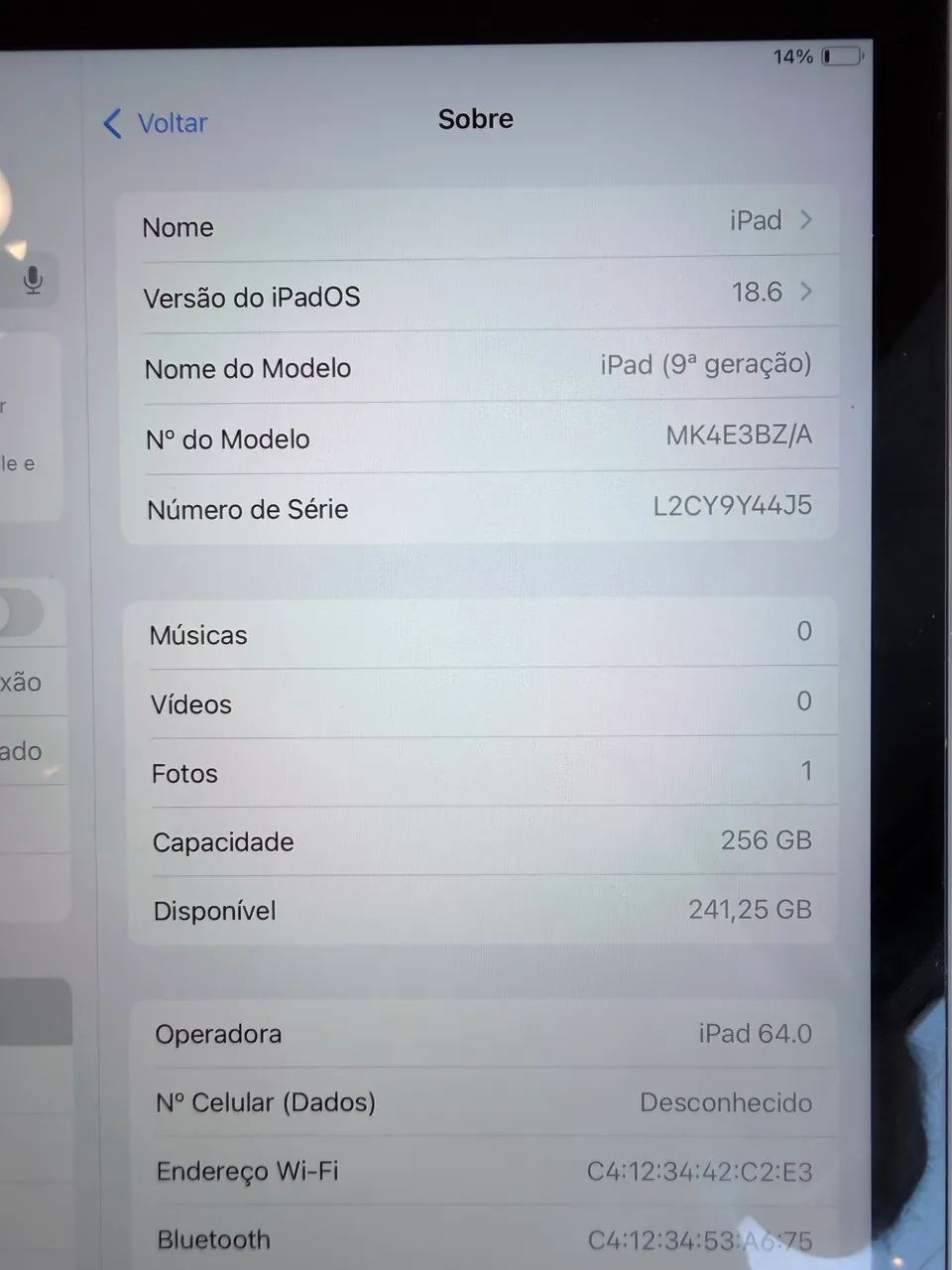 iPad 9 256 gb space gray + celular  - Foto 5