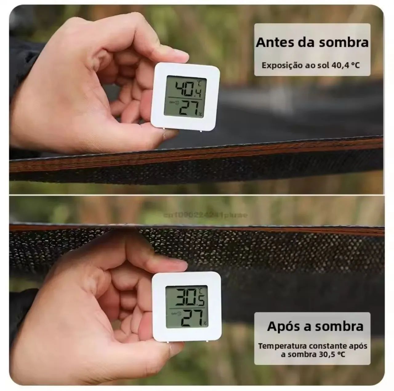 Termômetro de umidade e temperatura com Led - Foto 3