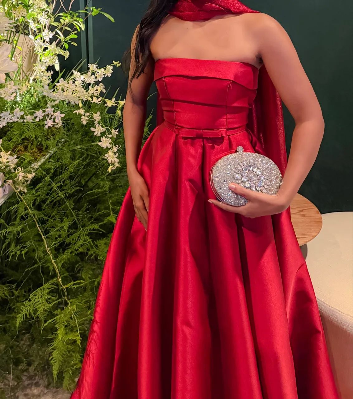 Vestido de festa cor de vinho - Foto 2