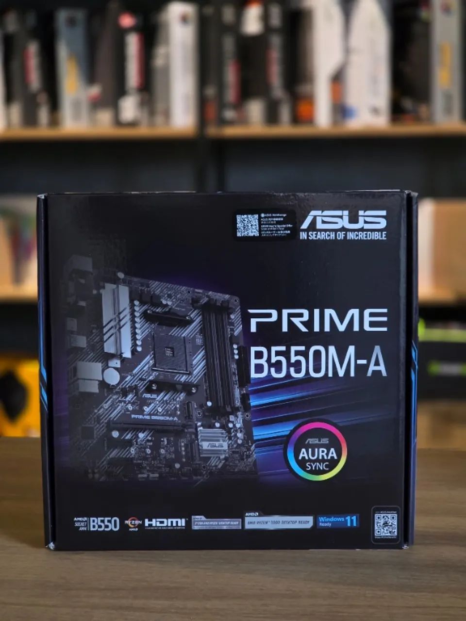 Placa-Mãe ASUS Prime B550M-A, Socket AM4, DDR4