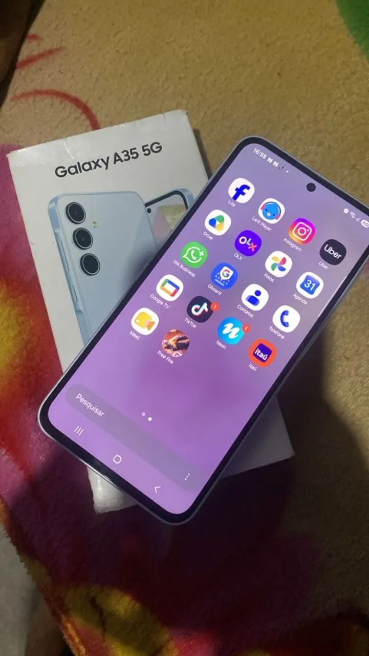 A35 5G NA CAIXA 