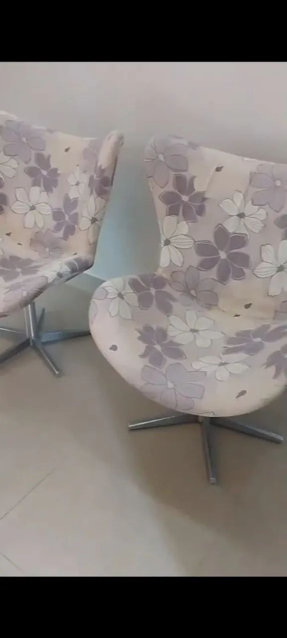 Par de poltronas giratórias  - Foto 5