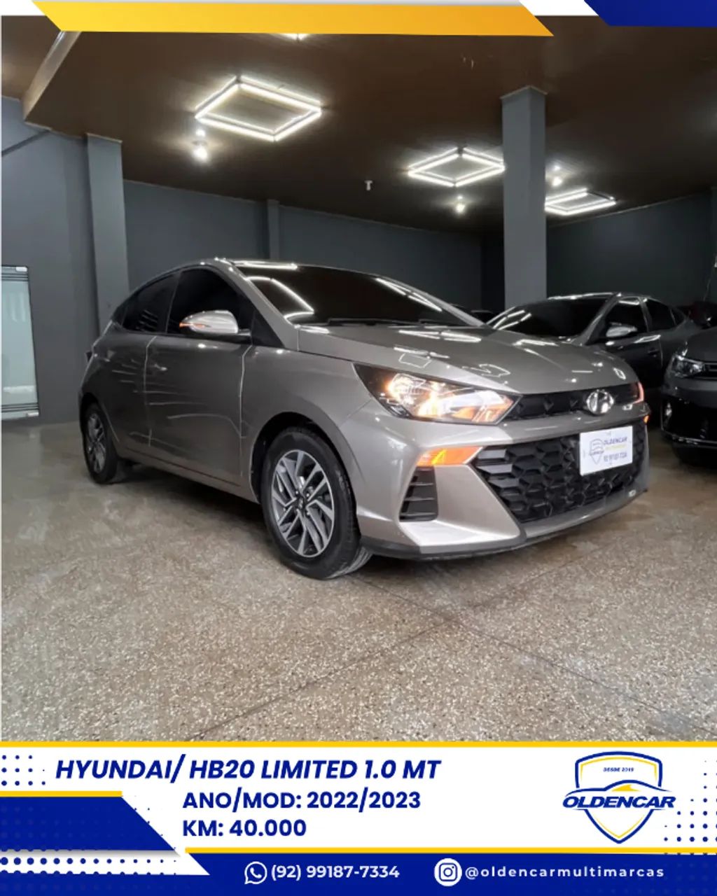 Hyundai Hb20 HB20 Limited 1.0 Flex 12V Mec. 2023
