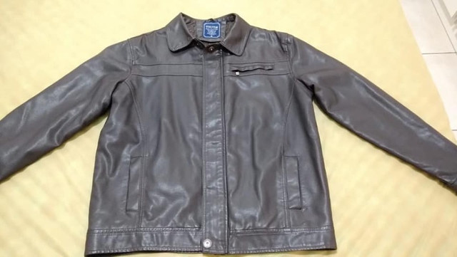 jaqueta de couro ecológico masculina