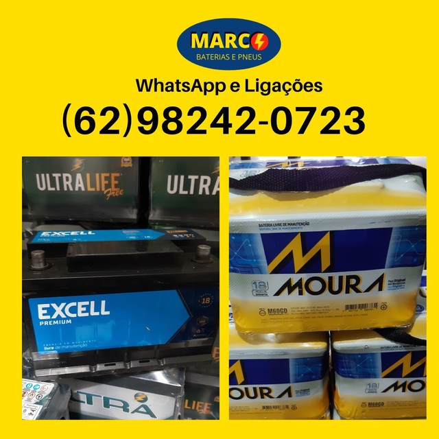 Bateria NOVA e USADA (Entrega grátis) - Foto 5