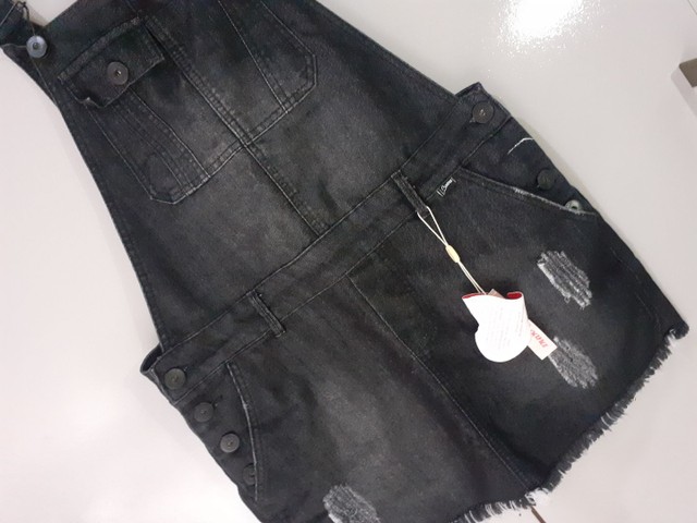 Jardineira jeans  - Foto 2