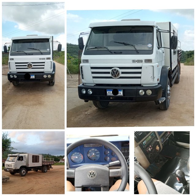 CAMINHÃO VOLKSWAGEN 13.150 COM CABINE SUPLEMENTAR DE 23 LUGARES. ANO 2003