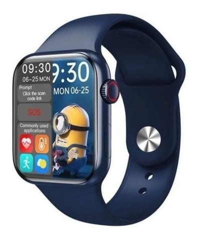 Smartwatch Relogio Inteligente Hw16 44mm Azul