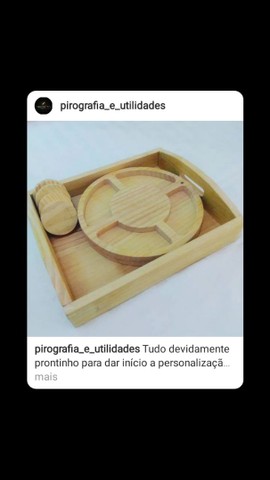 Tábuas Petisqueiras e cestas de madeira pinus  - Foto 2