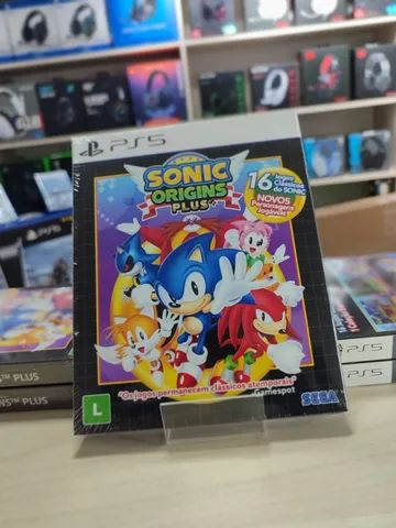 Jogo Ps5 Sonic Origins Plus Midia Fisica