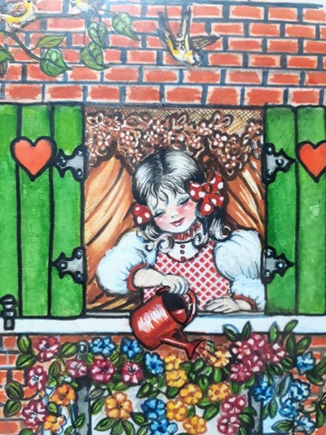 Antigo desenho com moldura - Foto 4