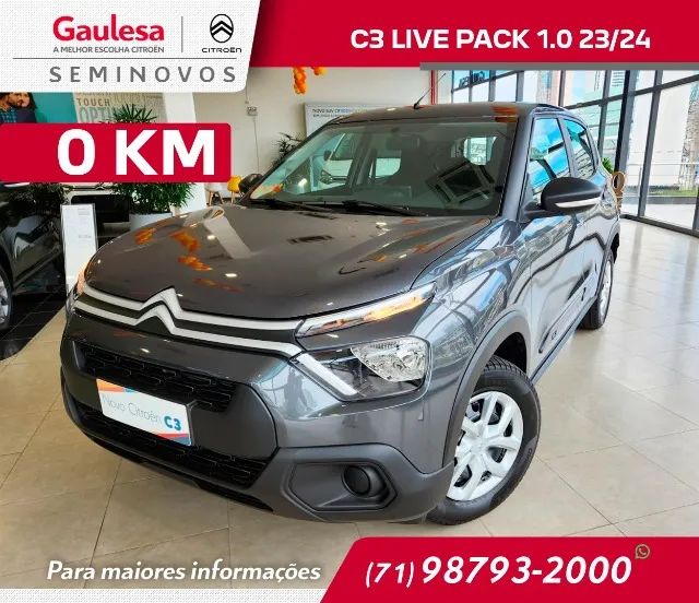 Carros na Web, Citroen C3 Live Pack 1.0 2023