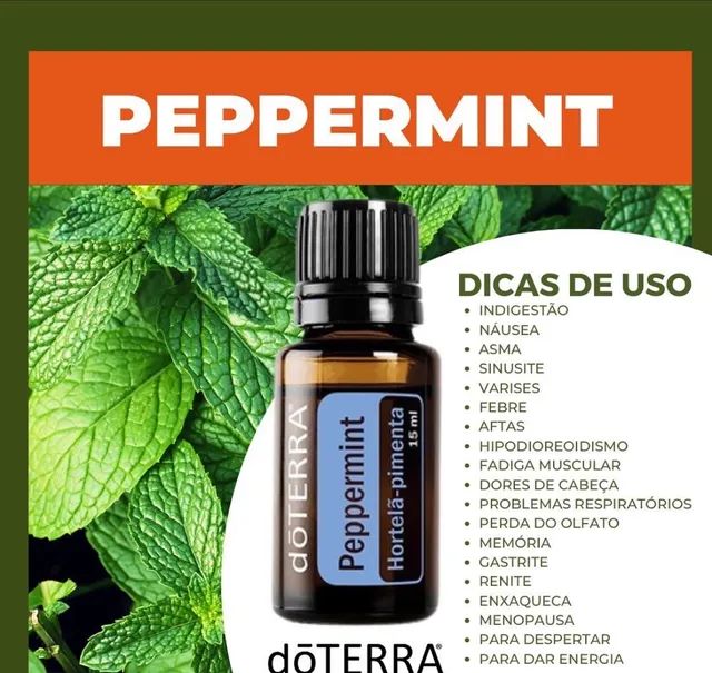 Óleo essencial Peppermint döterra 5 ml