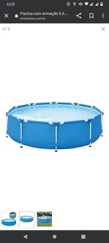 Piscina semi nova 5000 litros  - Foto 2