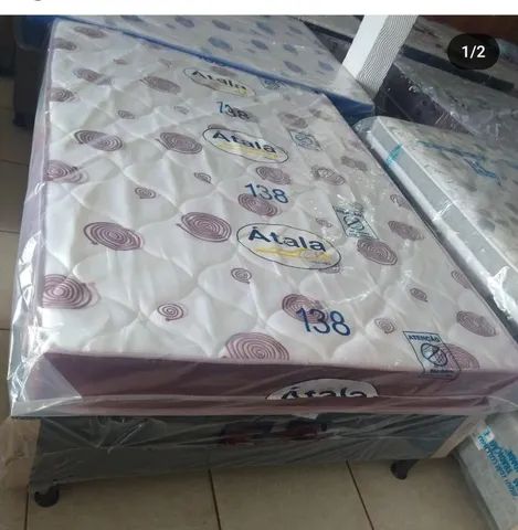COLCHÃO DE CASAL NOVO ESPUMA 