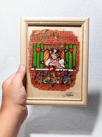 Antigo desenho com moldura - Foto 2