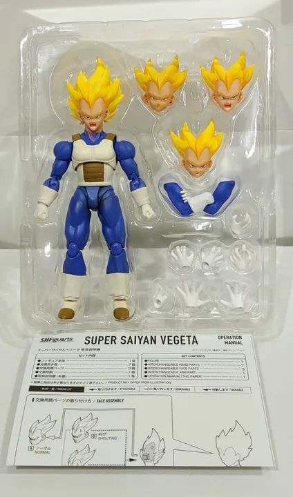 Super Vegeta 2.0 SSJ Dragon Ball Z Sh Figuarts Bandai - Foto 3