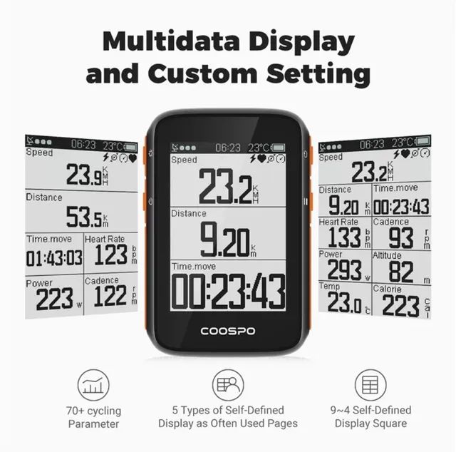 GPS ciclo computador Coospo BC200  + Brinde - Foto 4