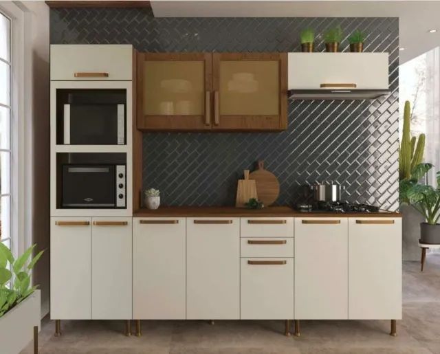 armario de cozinha gold modulada 