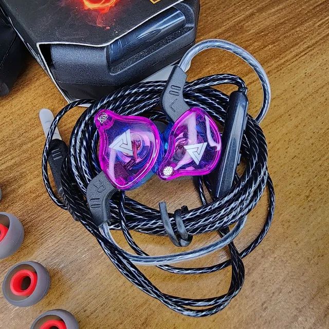 Fone De Ouvido In-ear QKZ-AK6 Gamer Retorno De Palco 