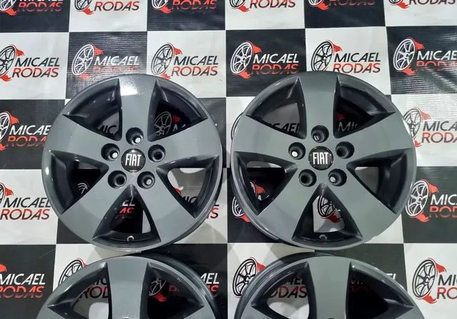 Jogo de rodas aro 17 Fiat Freemont Dodge Journey originais 5x127 + Pintura Nova  - Foto 11