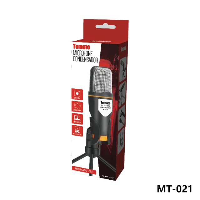 Microfone Condensador Tomate Mt-021 - Loja Natan Abreu