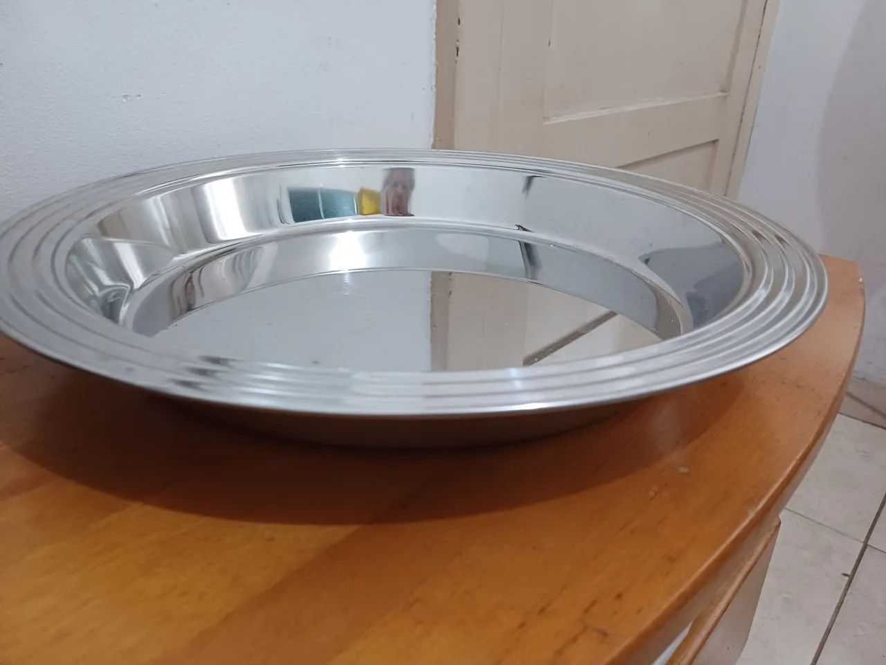 Bandeja de Metal Cromada - Foto 4