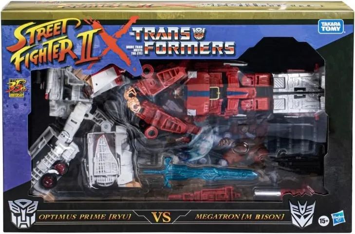 Transformers Street Fighter M Bison e Ryu
