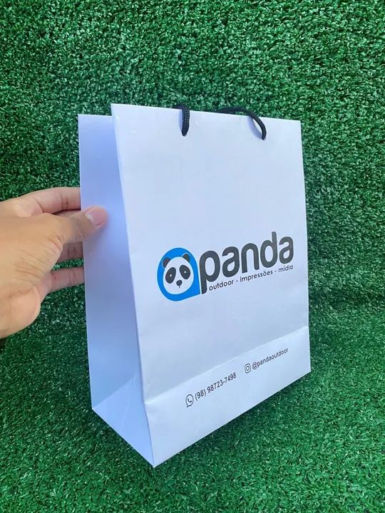 Sacola de papel personalizada 