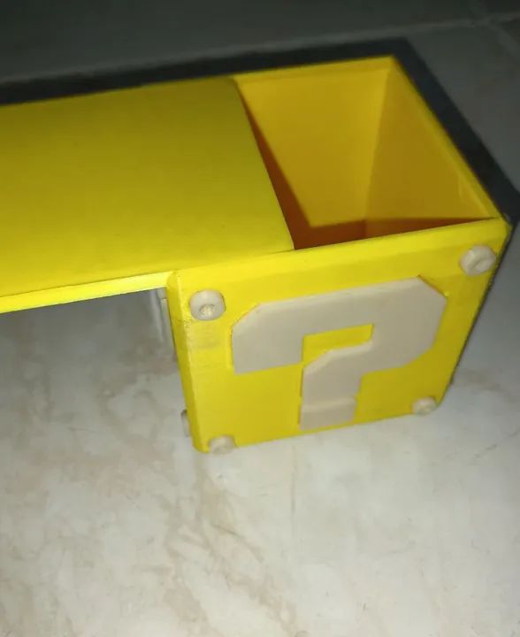 Mario Bros, cubo porta objeto, ler descrição  - Foto 2