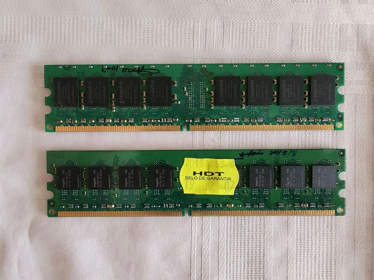 Memória RAM Kingston DDR2 1GB nova - Foto 2