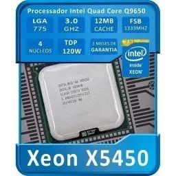 Proc intel Xeon x5450 quadcore lga775 adaptado 3.0Ghz/12mb cache/fsb1333/45nm/tdp 120w top