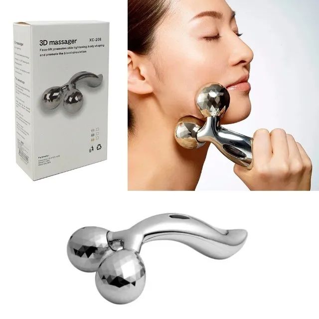 Massageador De Mão 3d Facial Corporal Portátil Para Costas - Foto 2