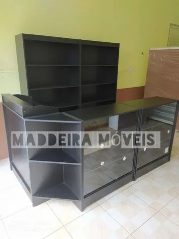 BALCÃO CAIXA VITRINE EXPOSITOR ADEGA PRETO NOVO ENTREGA RAPIDA 