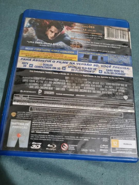 Blu-ray o homem de aço  - Foto 2