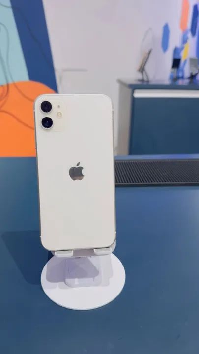 Iphone 11 64Gb Branco Saúde de Bateria 74% | Loja Fisica